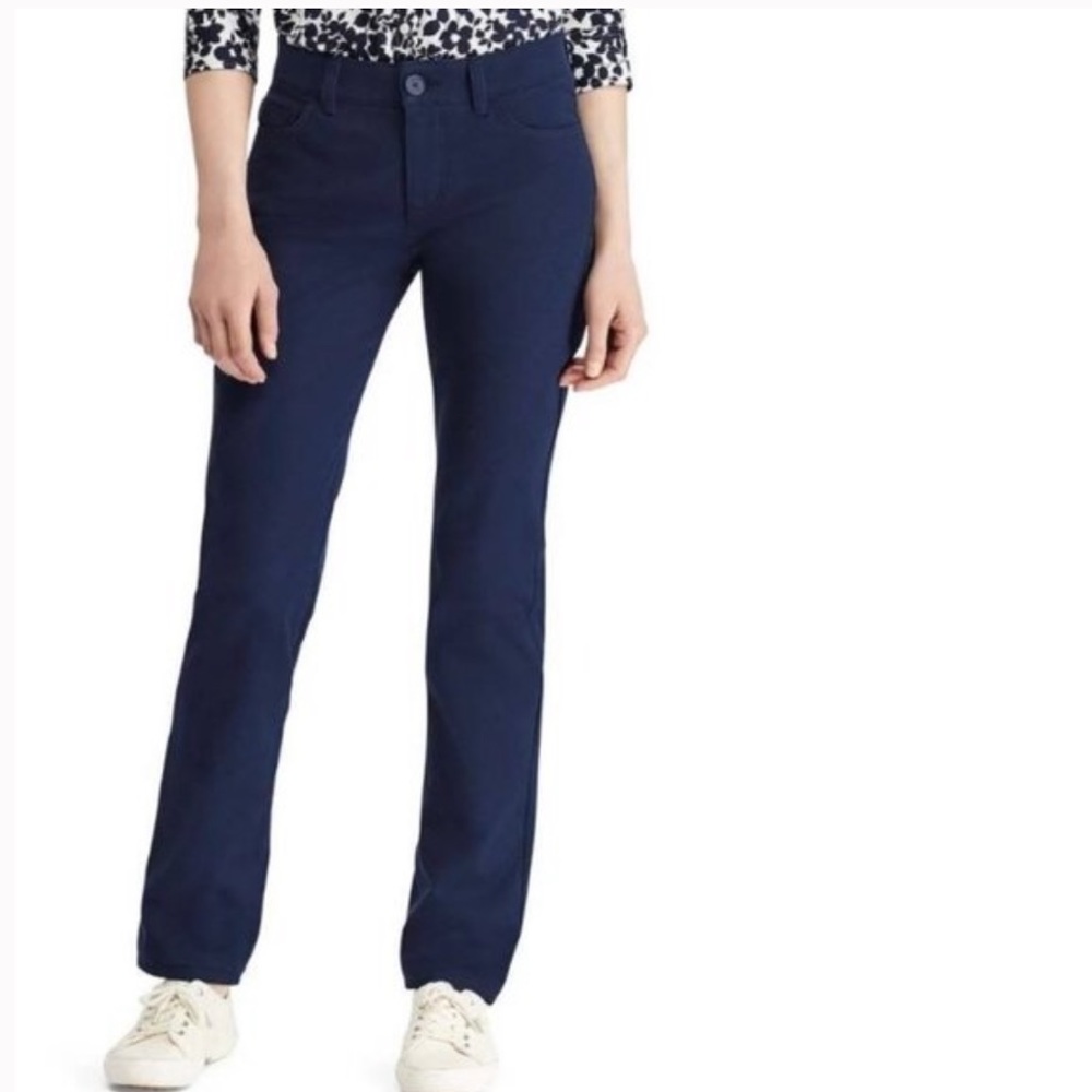 NWT Chaps Navy Blue Mayfair Dress Pants